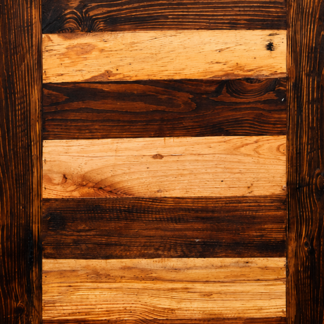 Handmade Rustic Solid Wood Table Top – Farmhouse Wooden Panel