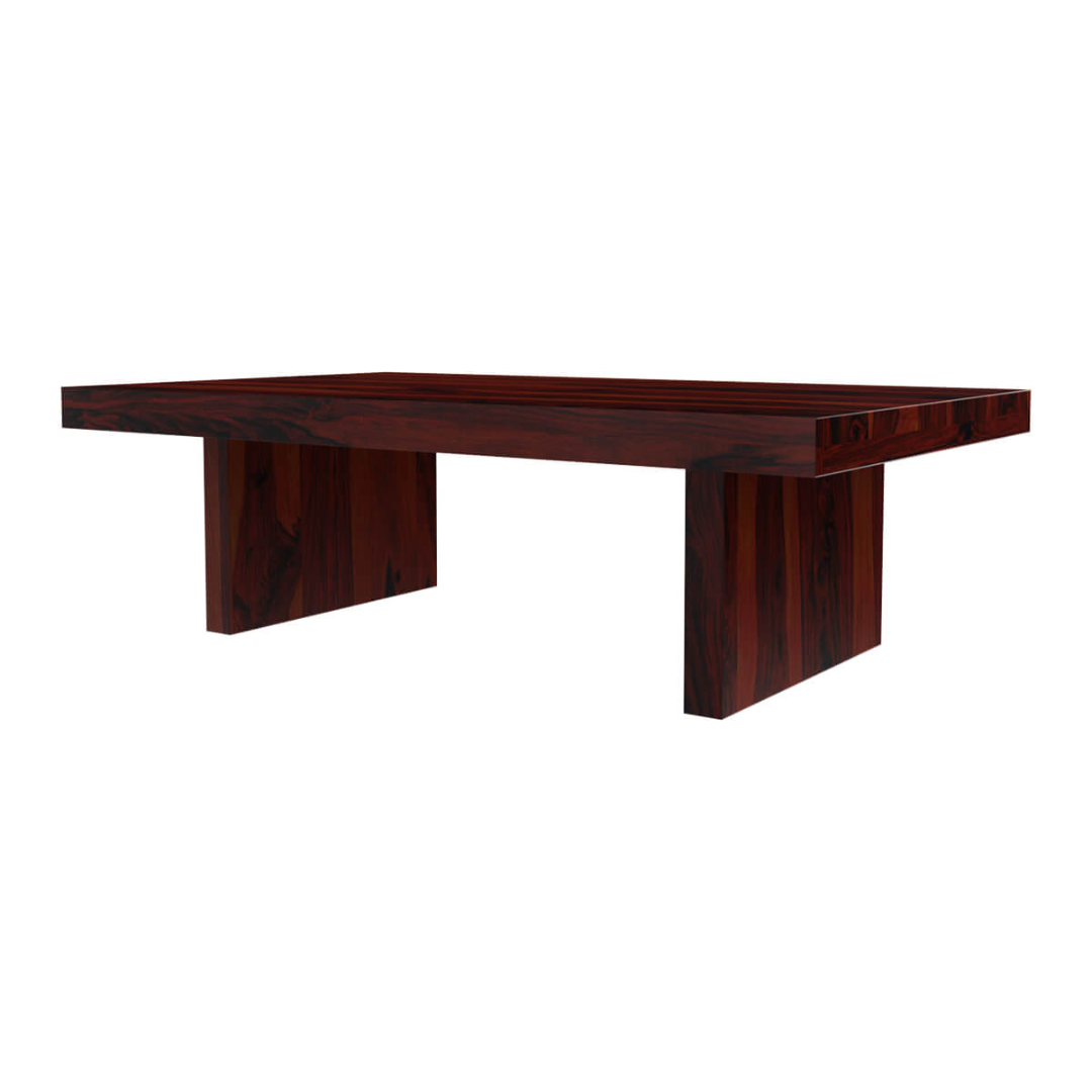 Solid Wood Modern Coffee Table – Handmade Minimalist Wooden Center Table