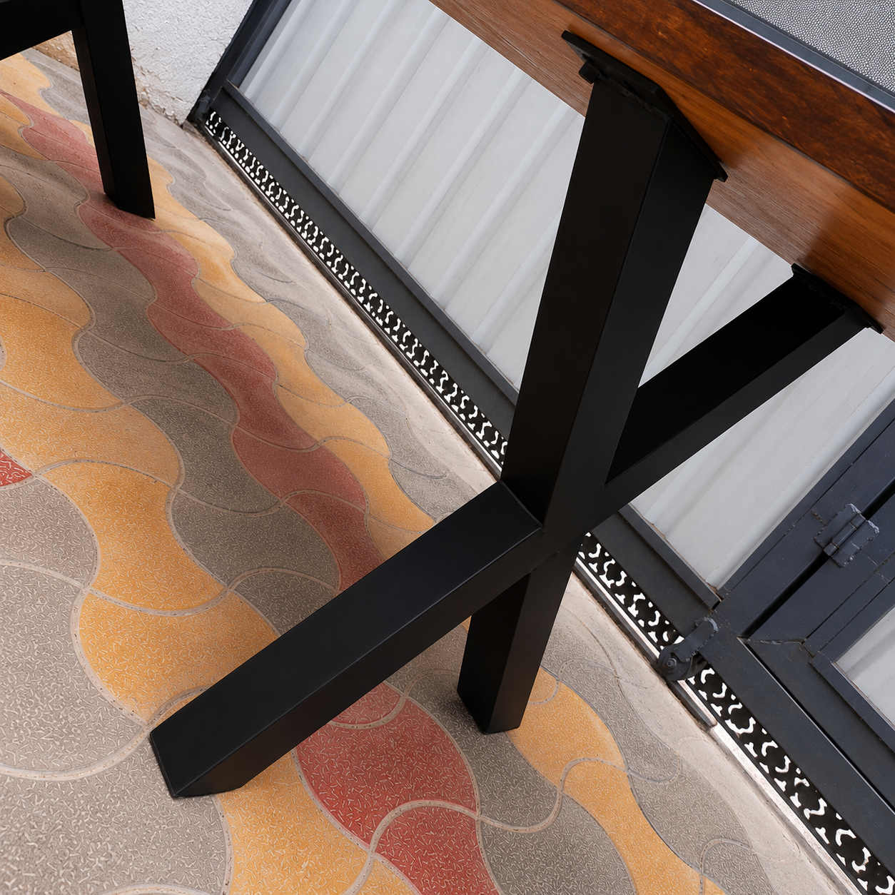 Handmade Reclaimed Wood Dining Table, Rustic Modern Dining Room Table, Industrial Wooden Kitchen Table with Metal Legs