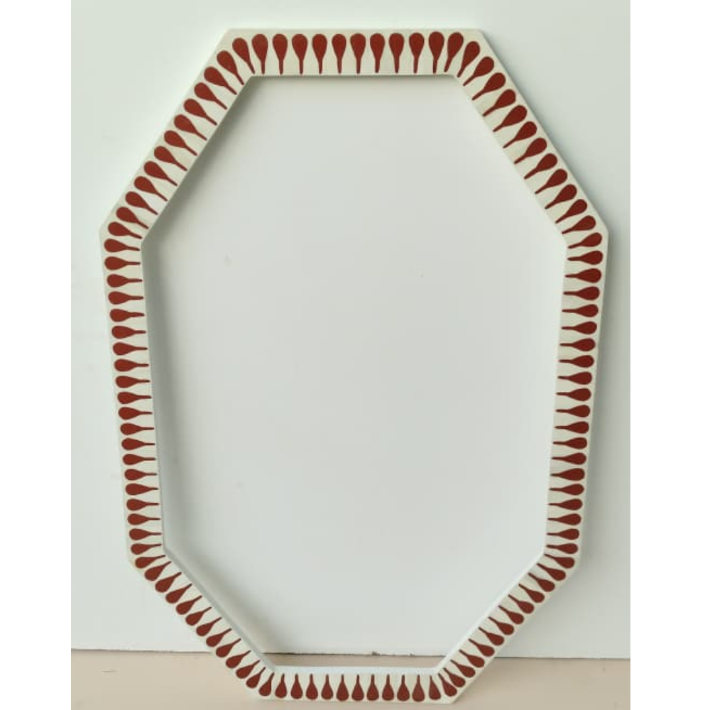 Handmade Bone Inlay Mirror Frame | Modern Decorative Wall Mirror