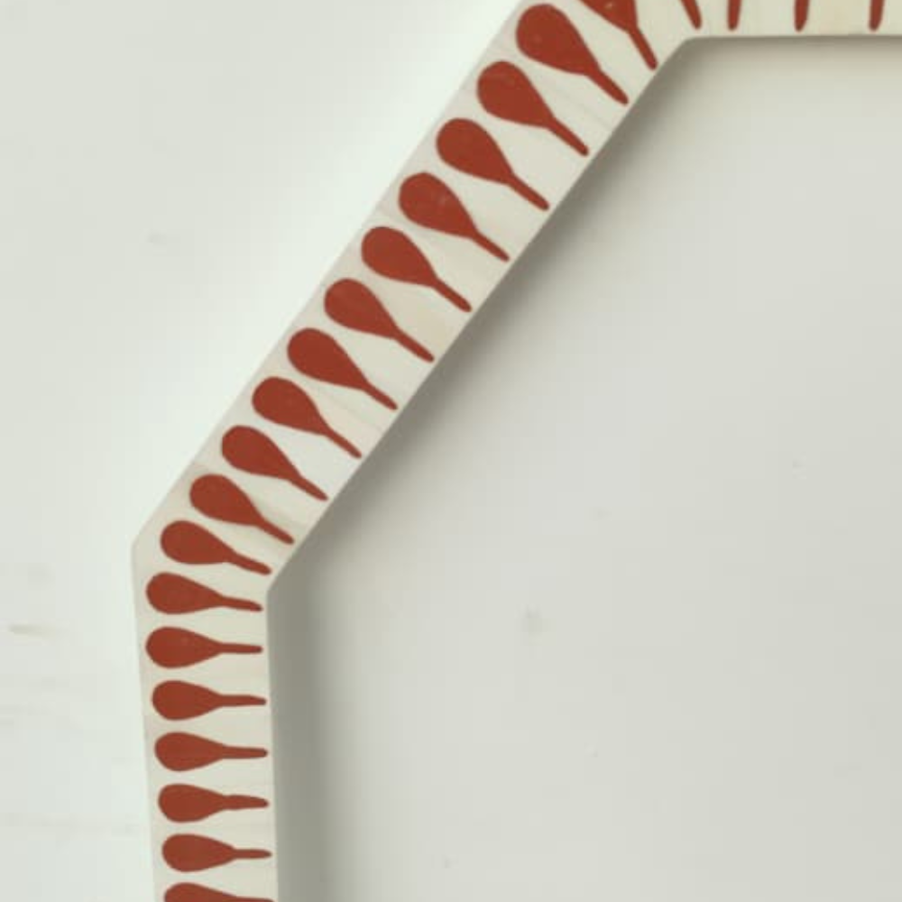 Handmade Bone Inlay Mirror Frame | Modern Decorative Wall Mirror