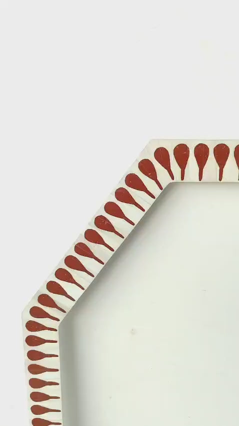 Handmade Bone Inlay Mirror Frame | Modern Decorative Wall Mirror
