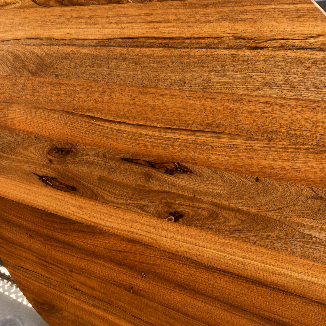Handmade Solid Wood Round Table Top – Natural Rustic Dining & Coffee Table Surface