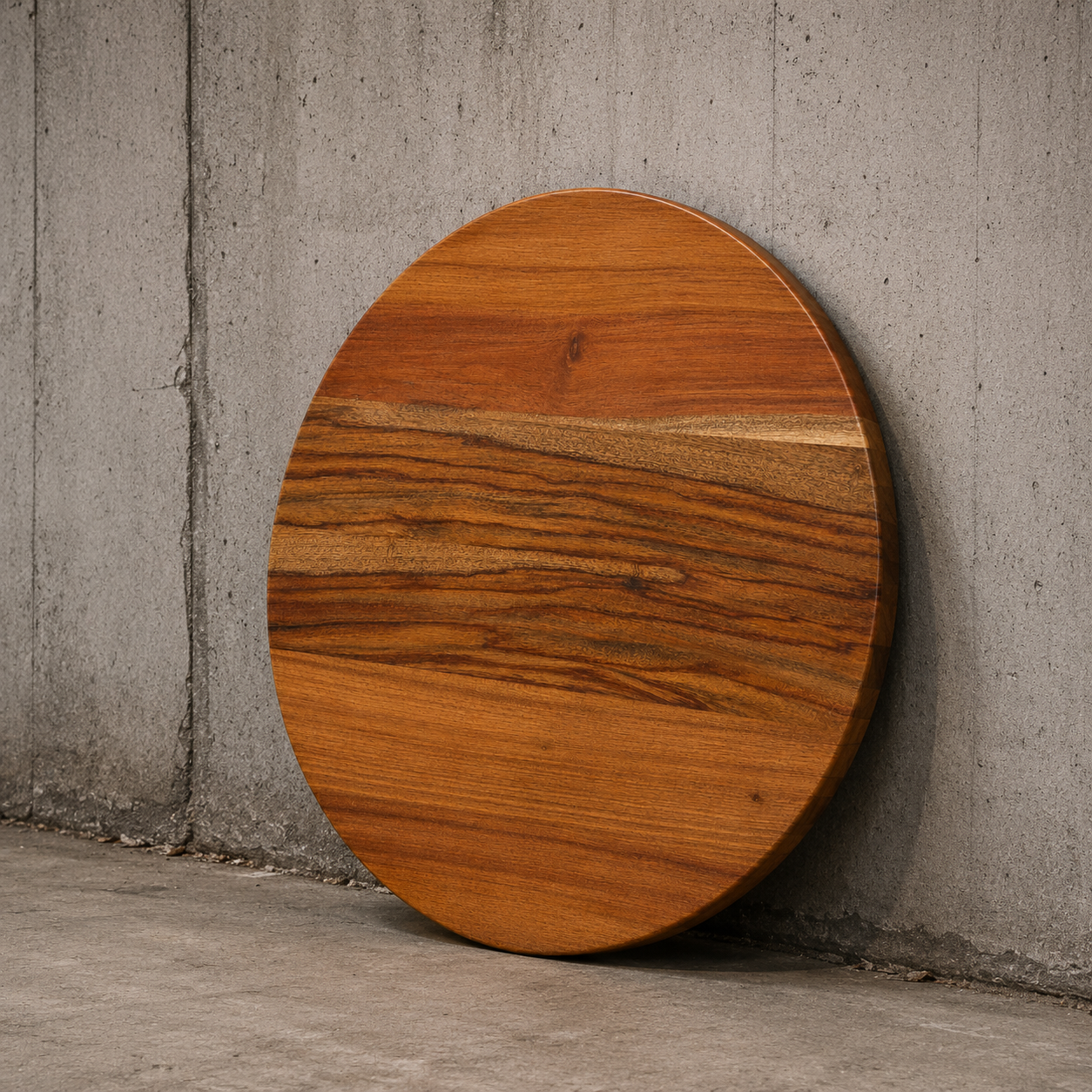 Handmade Solid Wood Round Table Top – Natural Rustic Dining & Coffee Table Surface
