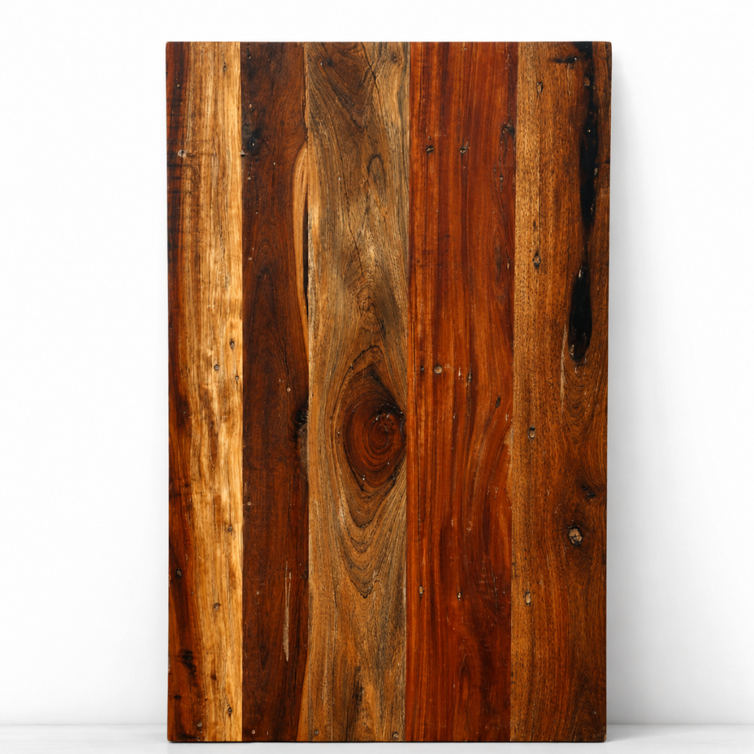 Handmade Solid Wood Table Top – Rustic Natural Wooden Dining & Coffee Surface
