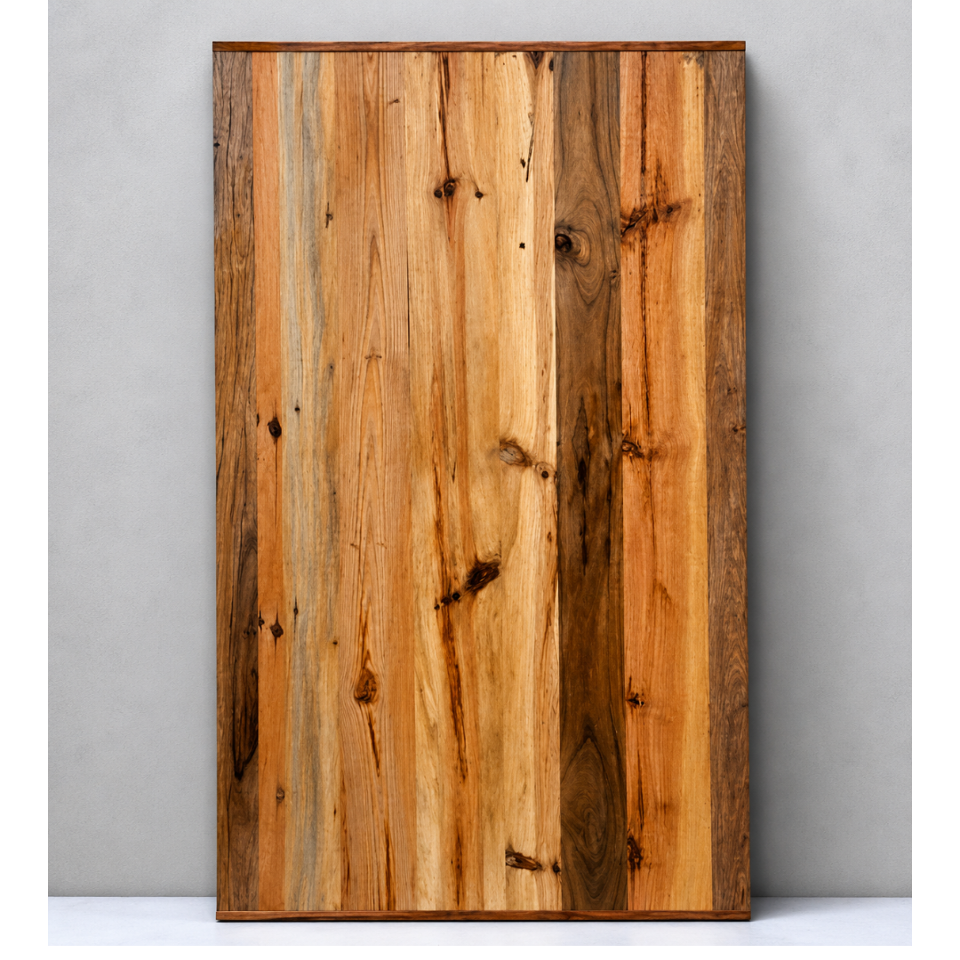 Handmade Solid Wood Table Top – Rustic Farmhouse Wooden Panel